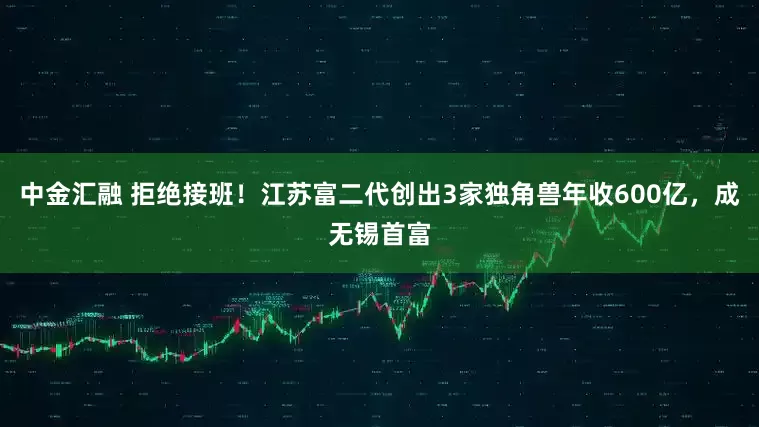 中金汇融 拒绝接班！江苏富二代创出3家独角兽年收600亿，成无锡首富