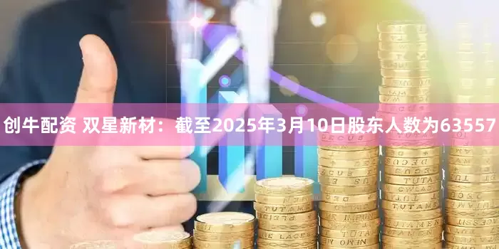 创牛配资 双星新材：截至2025年3月10日股东人数为63557
